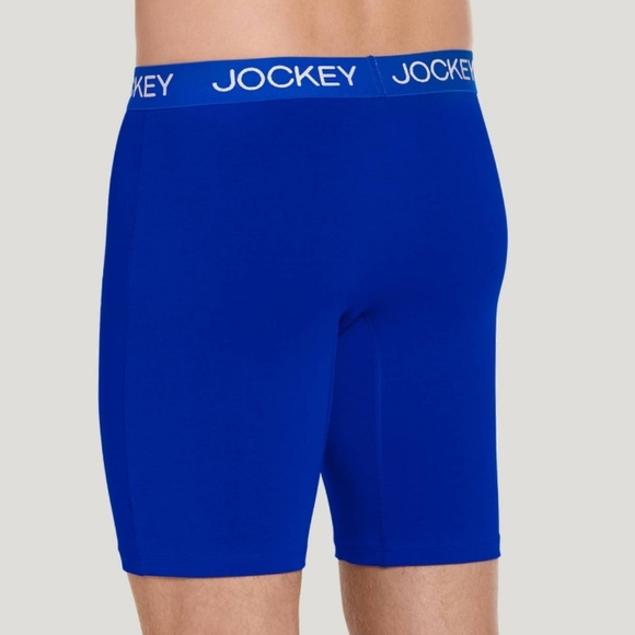 🍆Jockey Sport Silver Cotton Stretch 9" Long Leg Boxer Brief🍆 - Picture 10 of 10